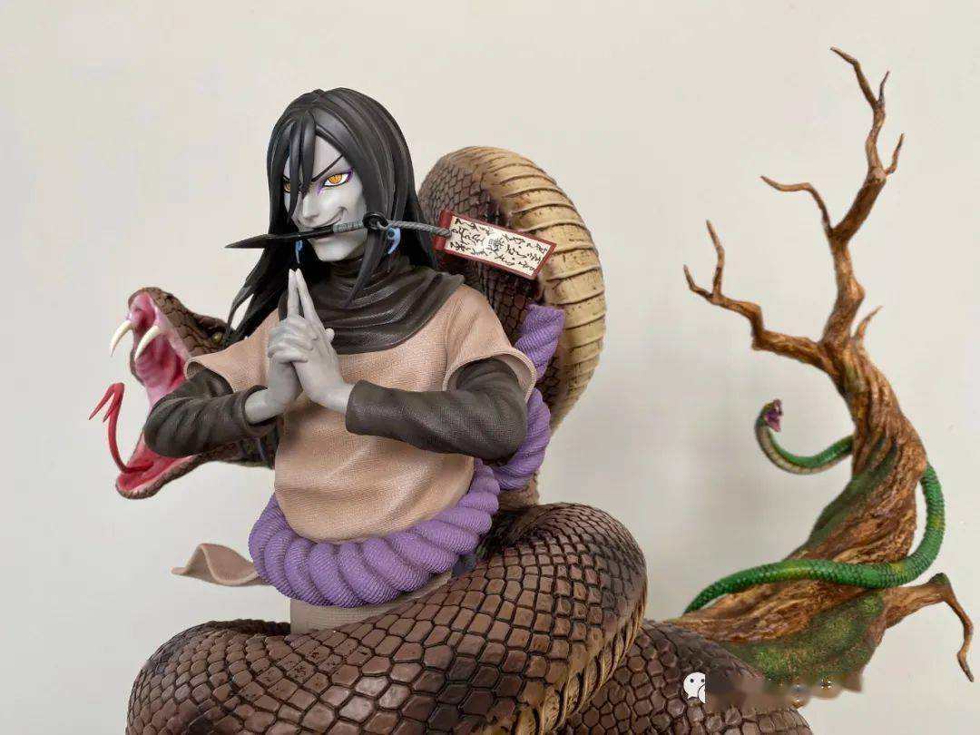 火影雕像分享铁风筝工作室大蛇丸