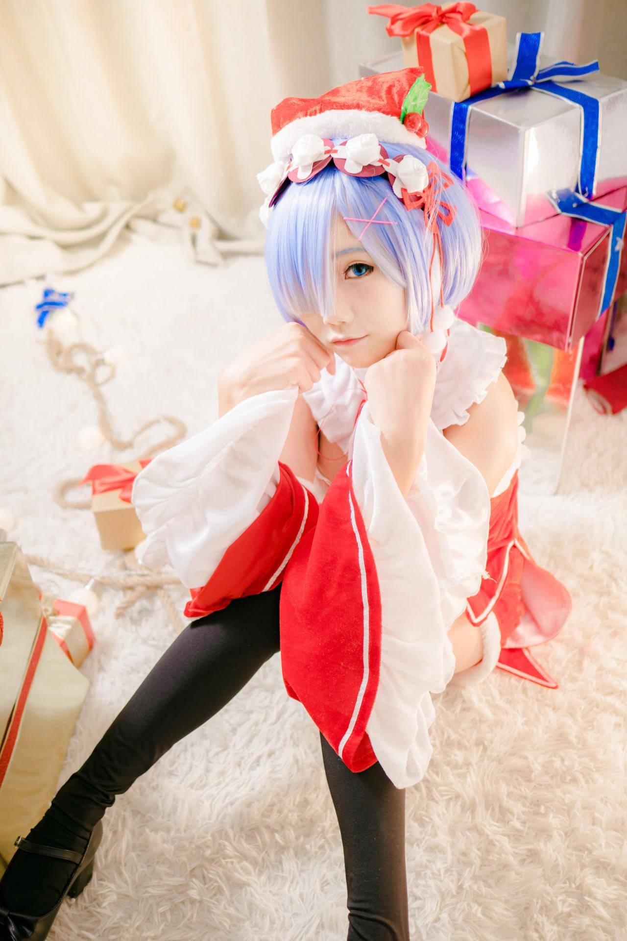 圣诞蕾姆cosplay