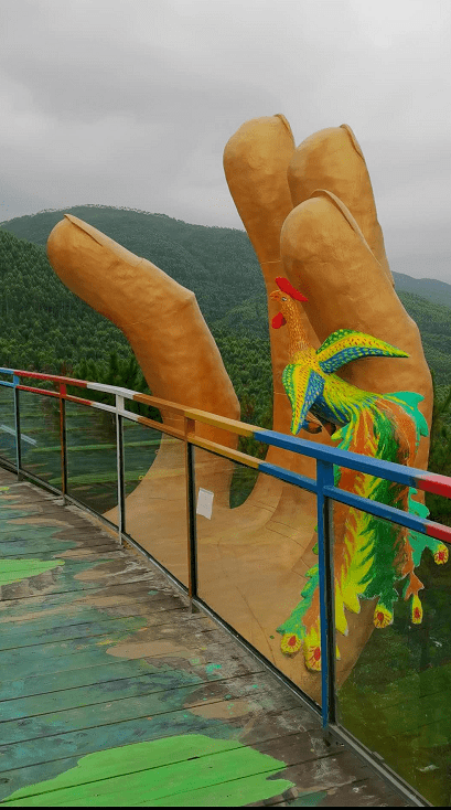 距汕头市中心2h车程的打卡景点,看网红佛手 云顶天台 夜场晚会!