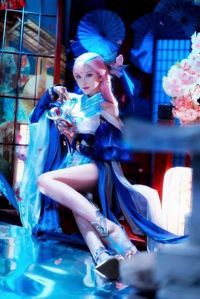 王者cos:貂蝉猫影幻影皮肤cos是真的美啊,我想收了她!