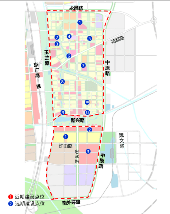 許昌市人民政府官網發佈 《許東新城路外停車設施規劃》和《東城區路 