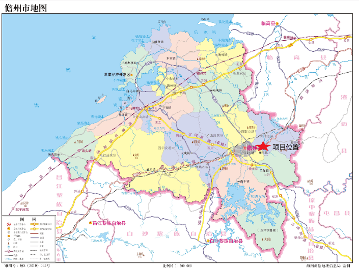 儋州市地图各乡镇图片