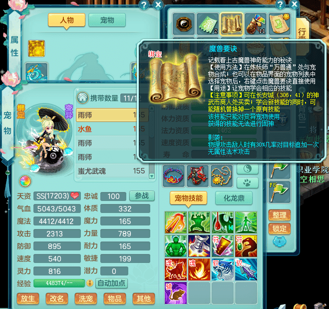 奇装异宠丨破碎之锤雨师重现江湖,"一锤一个小朋友"神话再现!_宠物