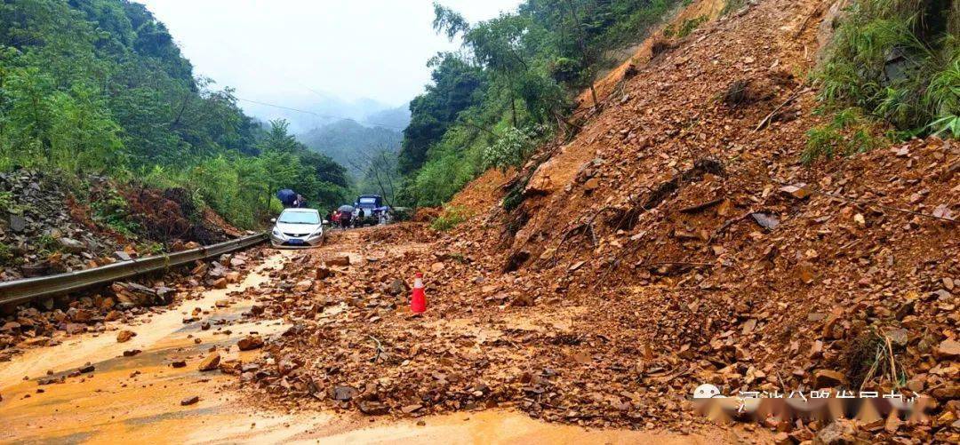 河池市多处国省道遭不同程度水毁