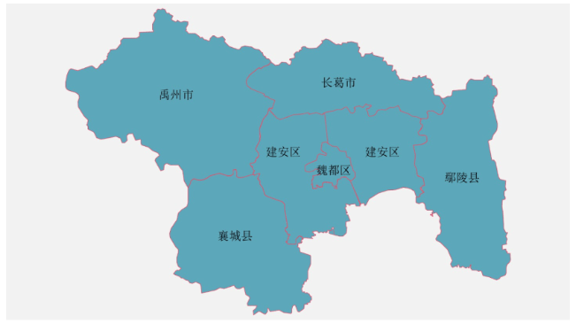 1956年许昌专区地图图片