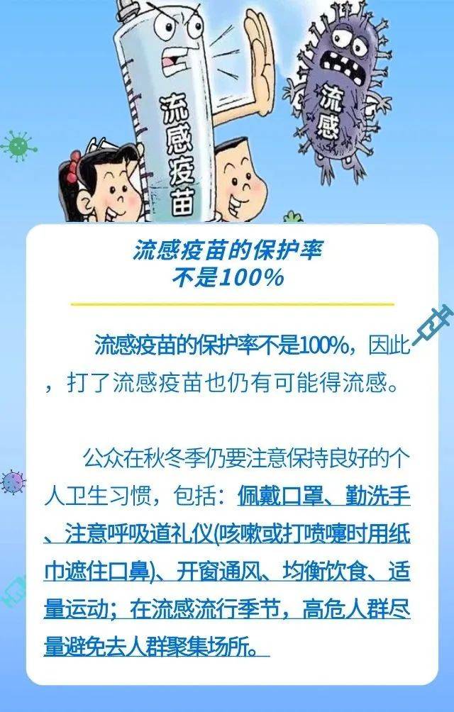 長治流感疫苗開始預約接種注意事項在這兒