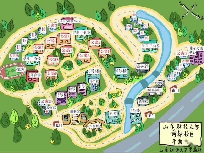 济南大学舜耕校区地图图片
