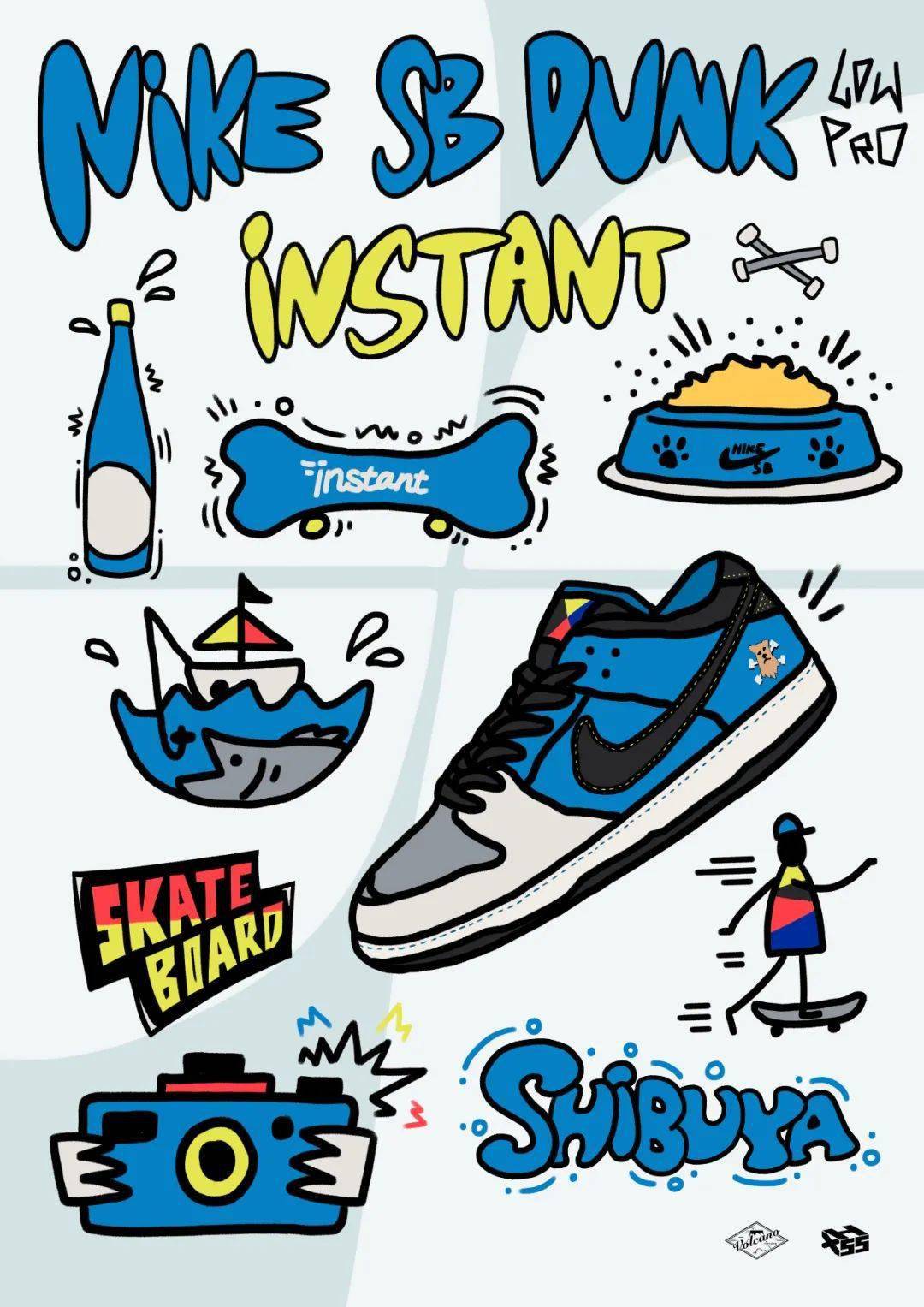 忠犬加持的滑板鞋需要考验你的超群运动能力nikesbdunklowxinstant