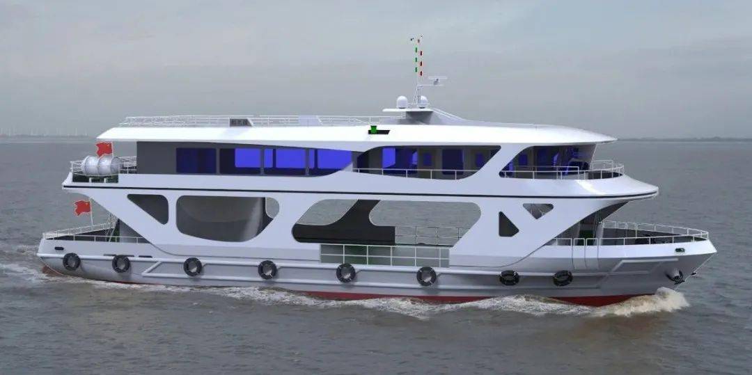 金塘沥港至大鹏岛新渡船开建可搭载七辆小轿车