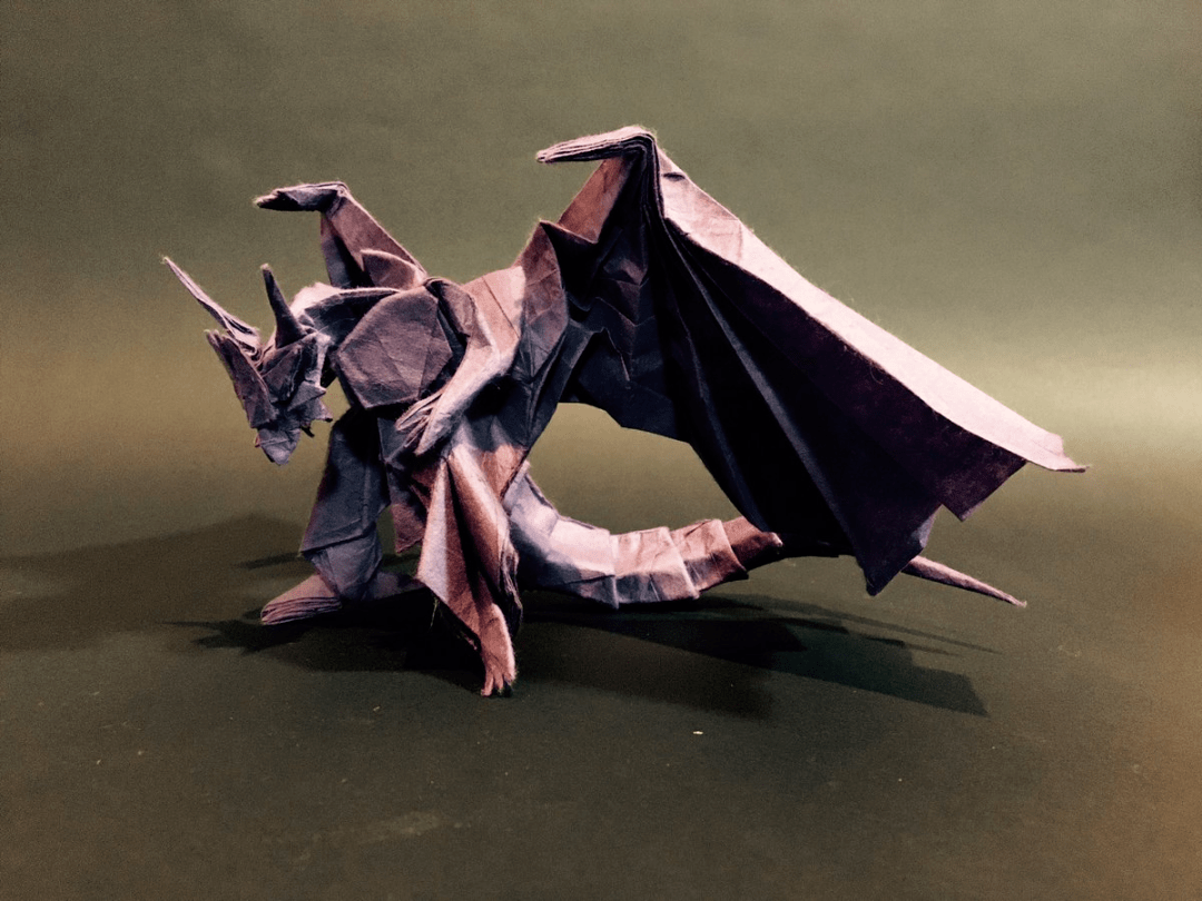折纸折出哥斯拉日本折纸艺术太惊艳了