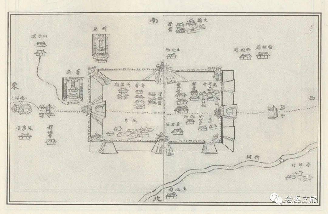 会泽古城地图图片