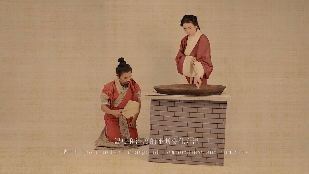 古法制作探究豆腐的制作复原千年风味汉服仕女长卷鉴赏