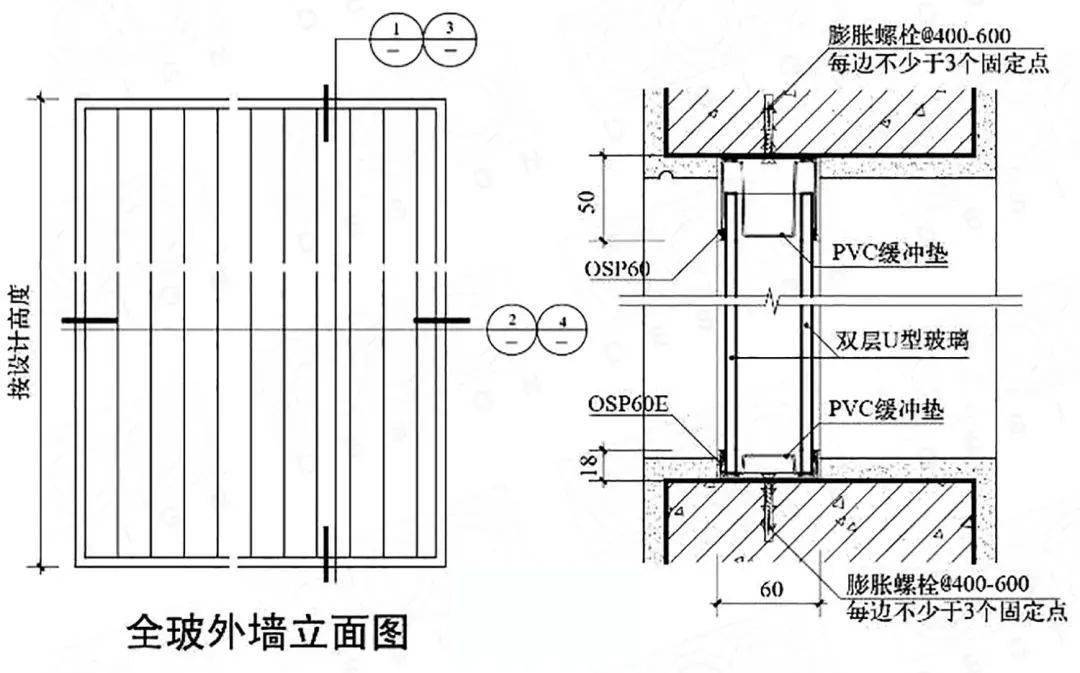 玻璃u型槽安装方法图片