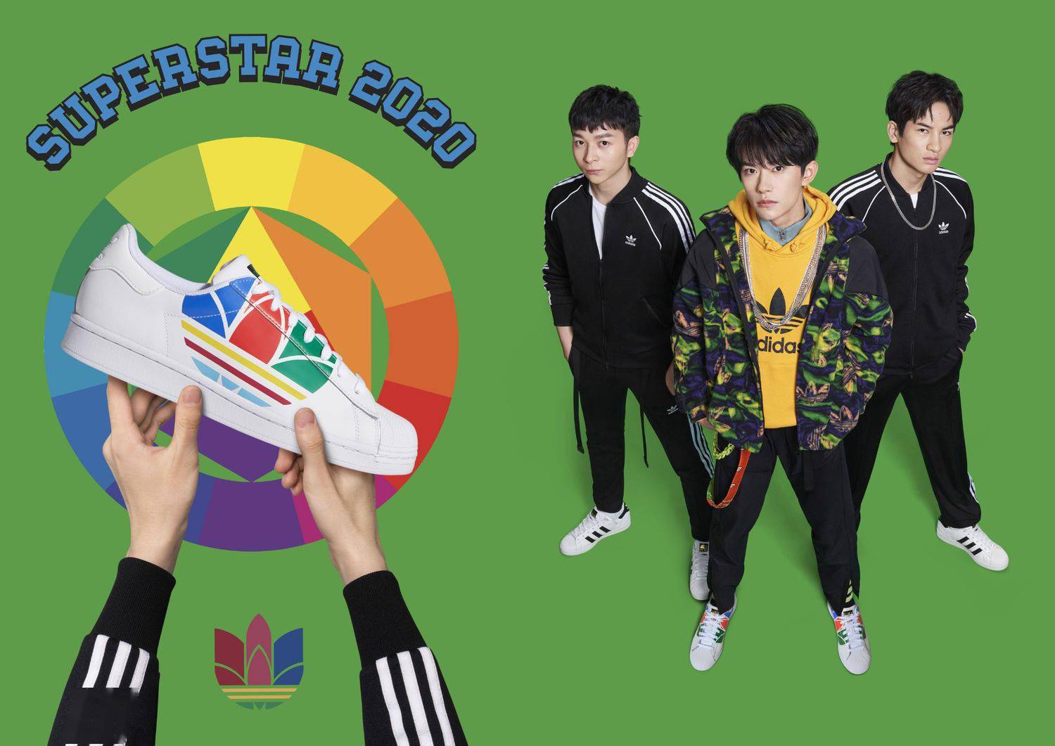 易烊千玺阿迪达斯最新代言照释出 , 青春活力少年惹人爱