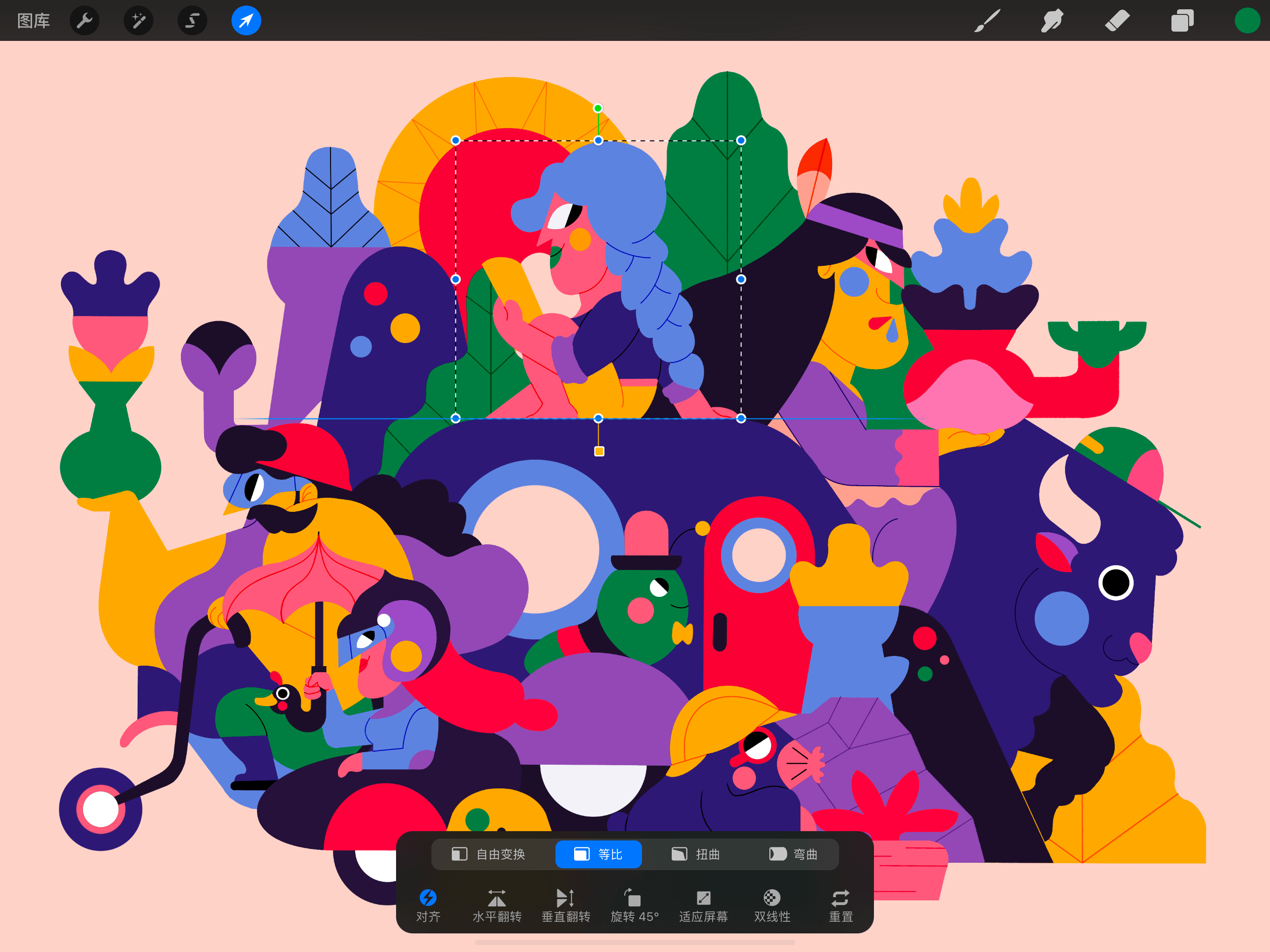 ipad老牌绘画工具大更新补上后期处理功能短板procreate5x