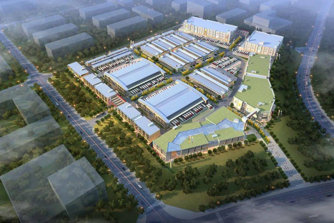 项目一期鸟瞰图据小编了解,预计本项目蔬果交易中心将于9月27日起