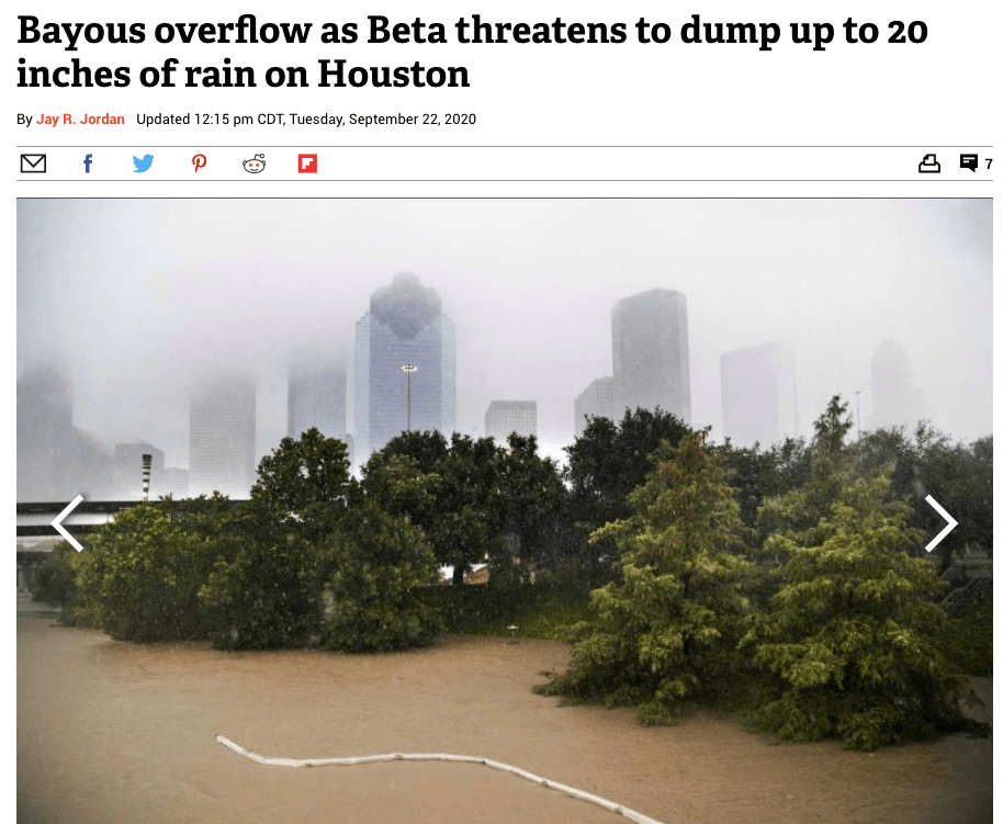 在此期间,休斯顿将持续出现强降雨天气!