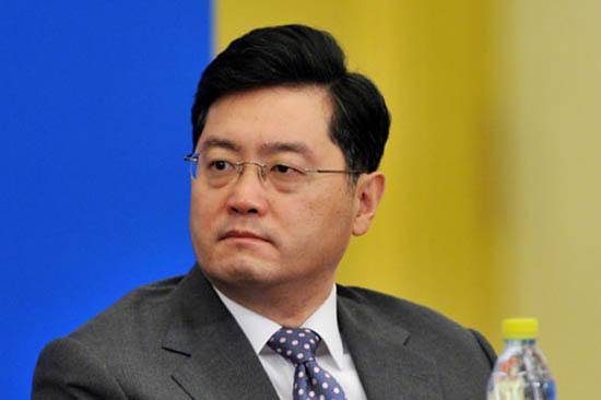 外交部副部长秦刚在中国制造动乱和分裂中国人民绝不答应