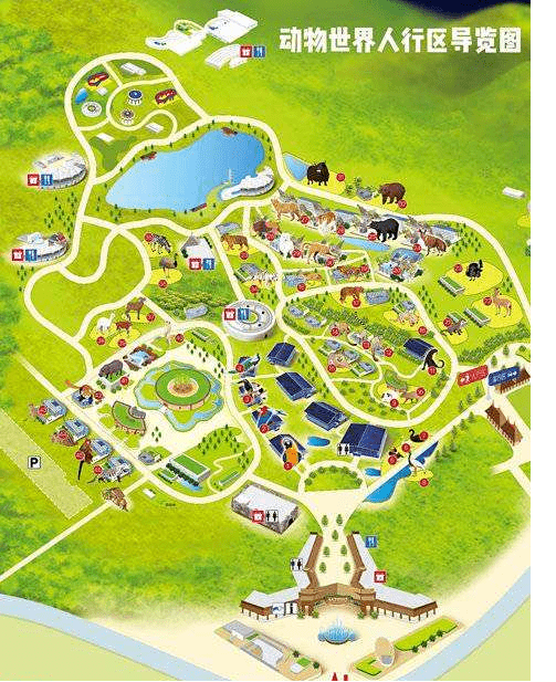 湖州龙之梦动物园地图图片