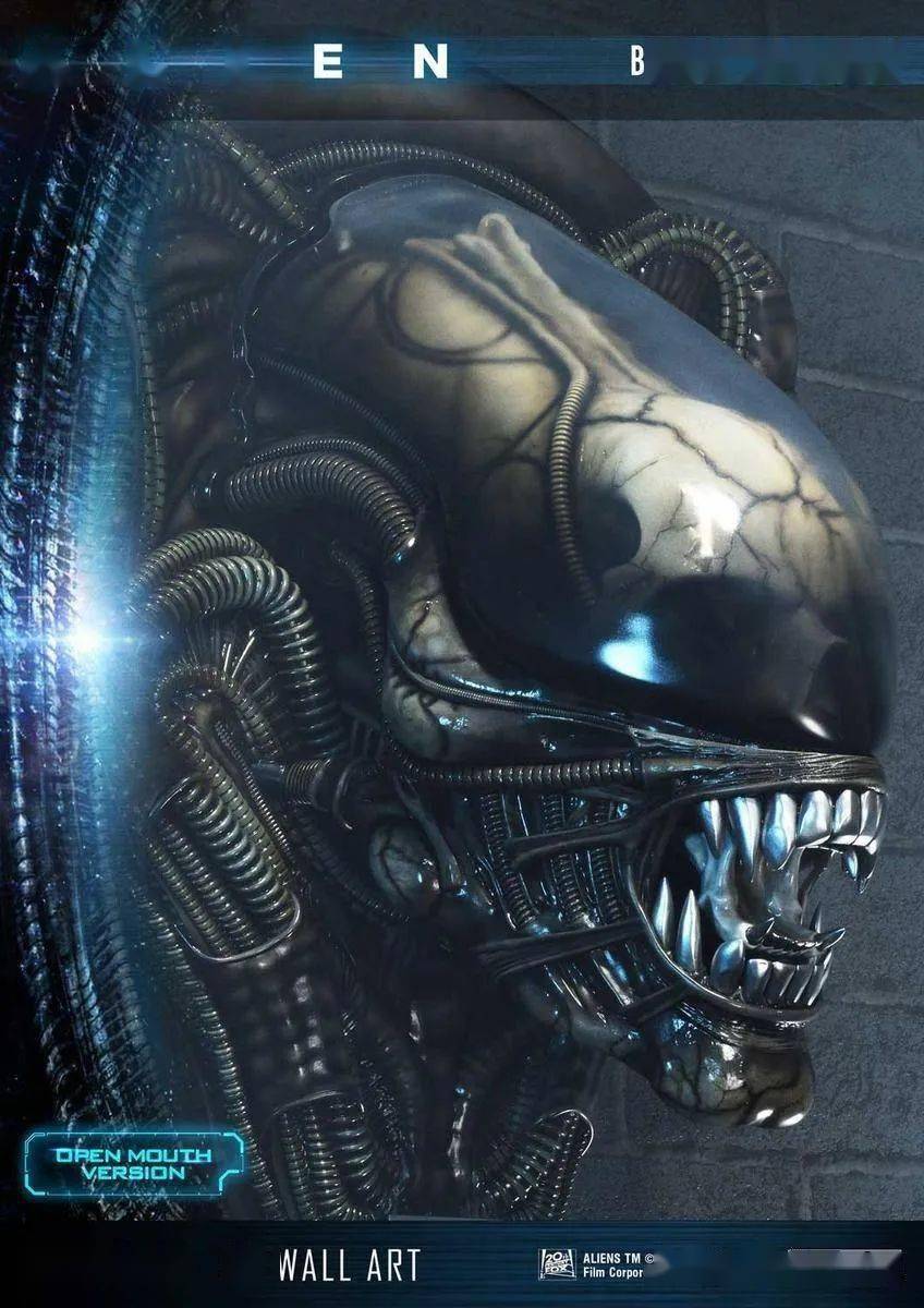 美系prime1studio新品电影异形开口版23寸3d壁挂