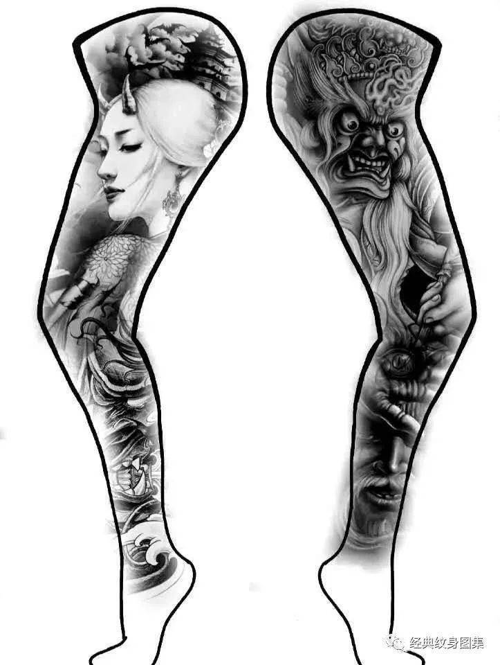 花腿系列纹身素材