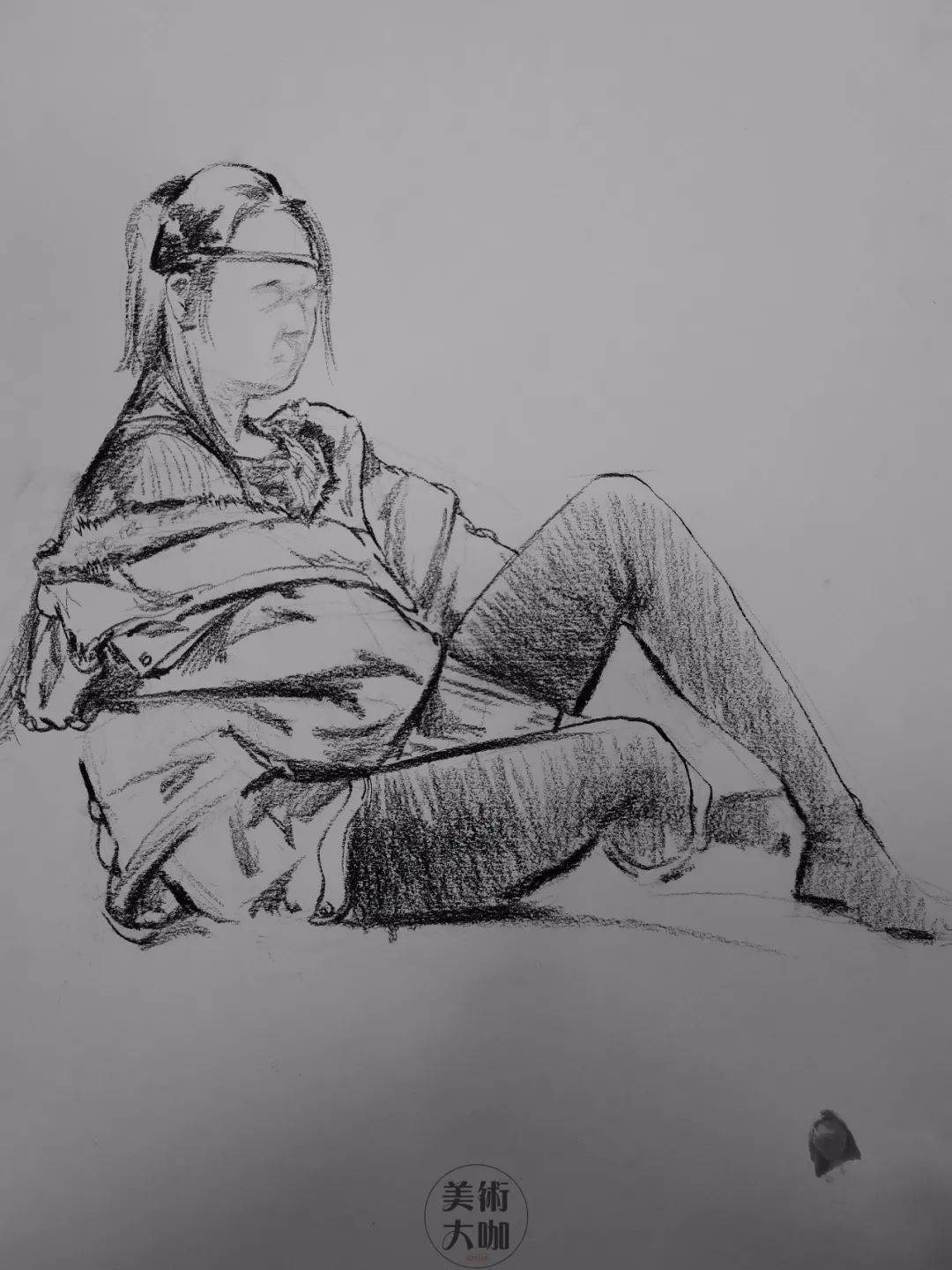 鉴赏欢畅淋漓的线条艺术江国磊速写