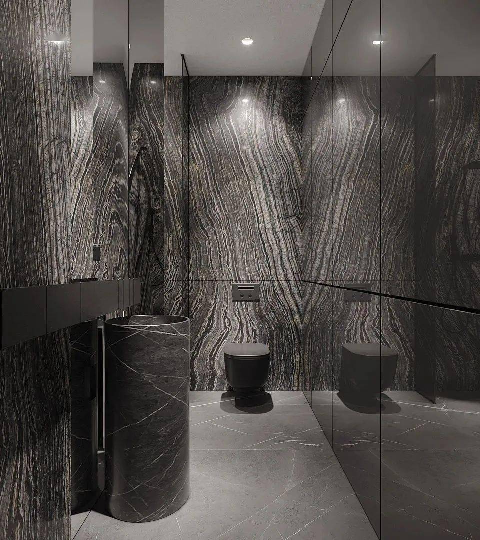 高端住宅的大理石设计果然简约而不简单