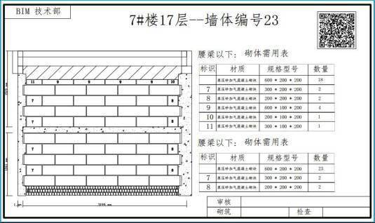 3)在bim5d自动排砖功能中,一键导出cad排砖图,并手动修改顶砖区域.