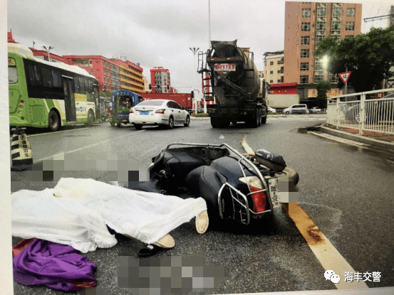 海丰这场车祸父子俩当场身亡