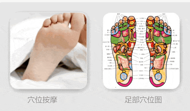 足底拥有众多器官反射区,对其进行适度按摩挤压,可以排除体内毒素让
