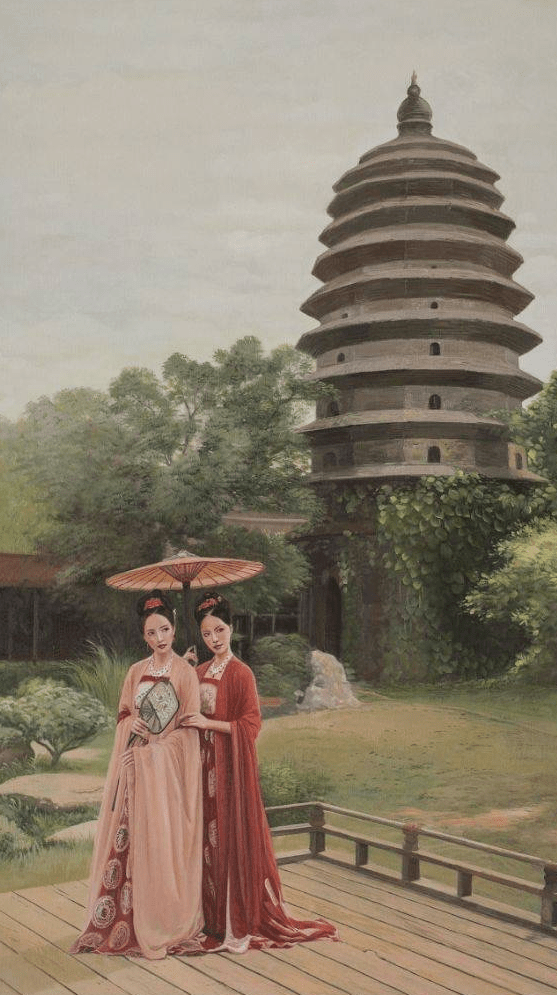 了形状她以油彩重塑这段动人佳话也深深地打动了画家晏子老师流转千年