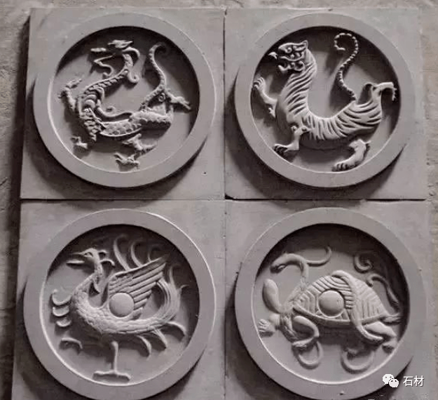 石雕龙之九子各具神态