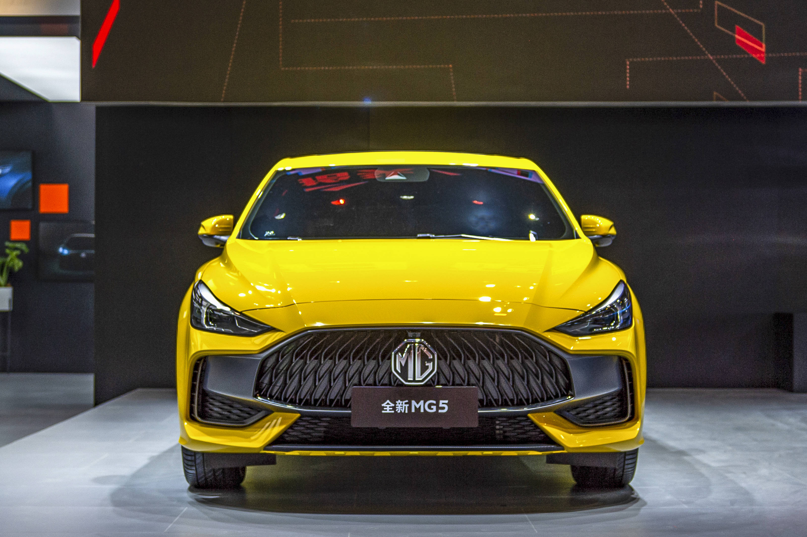 mg领航实车首次亮相 全新mg5全球首秀