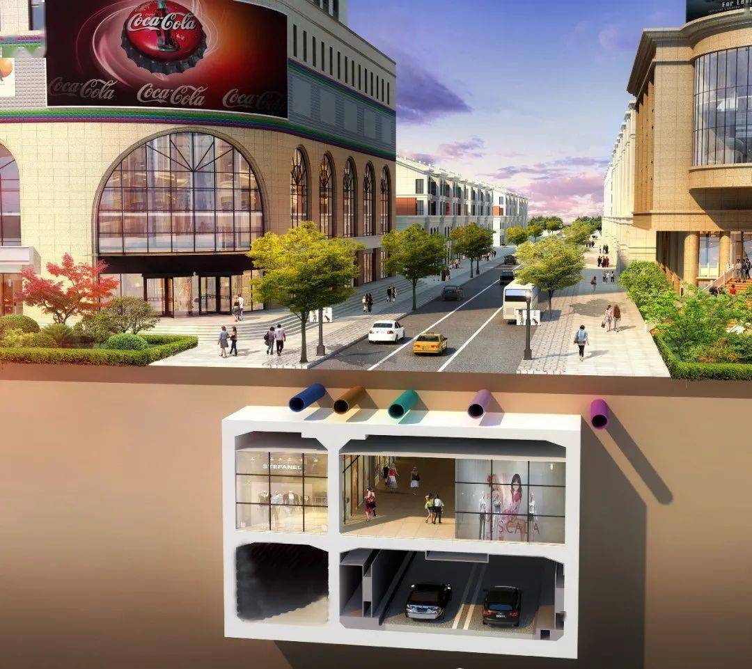 67延安中心街地下城市综合体项目地下车行道将于930试通车二道街