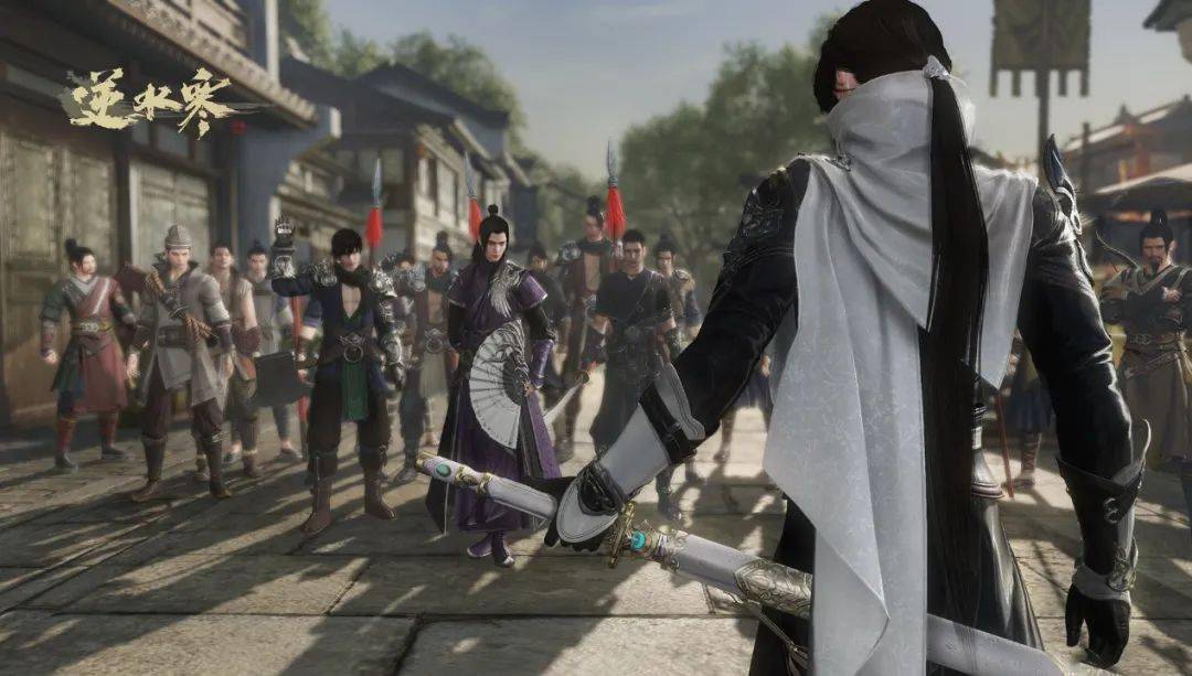 游戏的题材和类型也现实中的逆水寒相同,都是武侠mmorpg,都是雷火工作