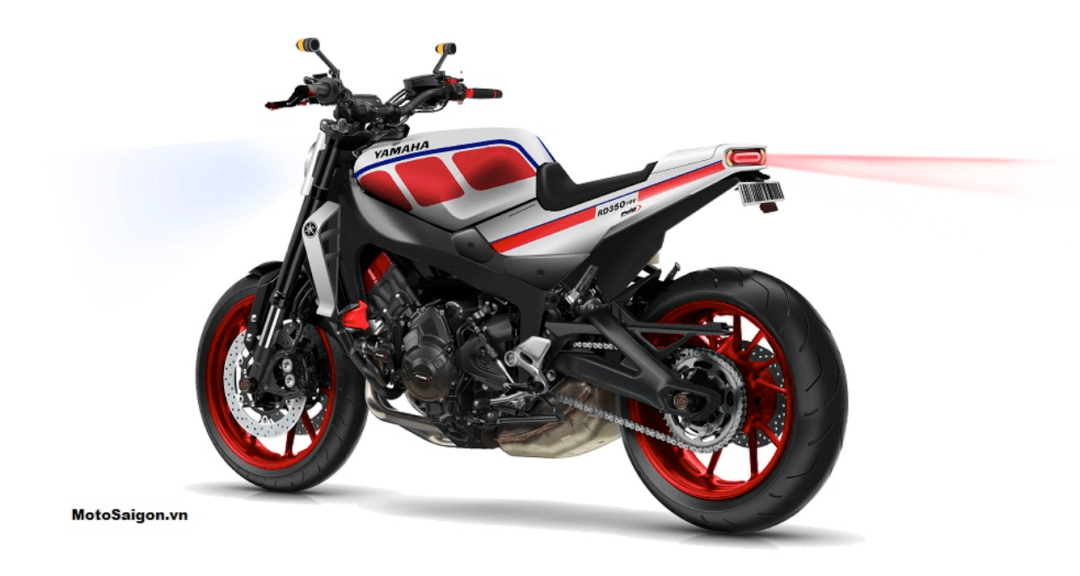 经典复活雅马哈三缸rd350设计网图公布