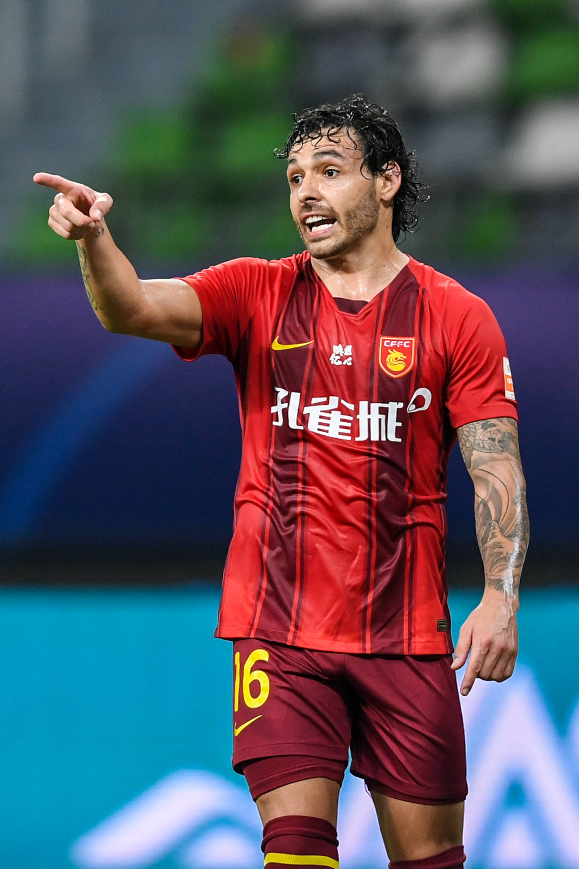 足球——中超河北华夏幸福对阵青岛黄海青港