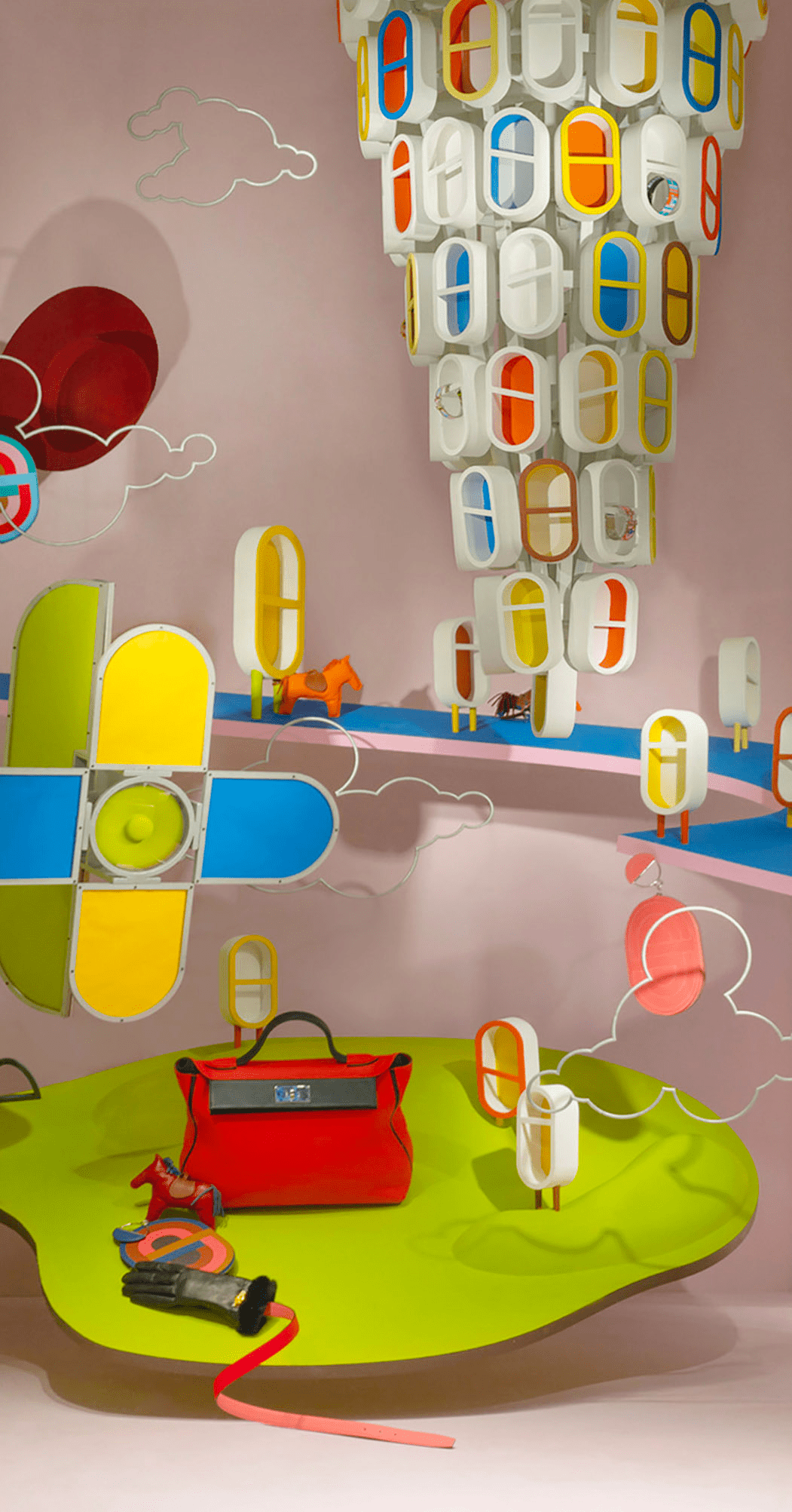 艺术家手绘橱窗效果图