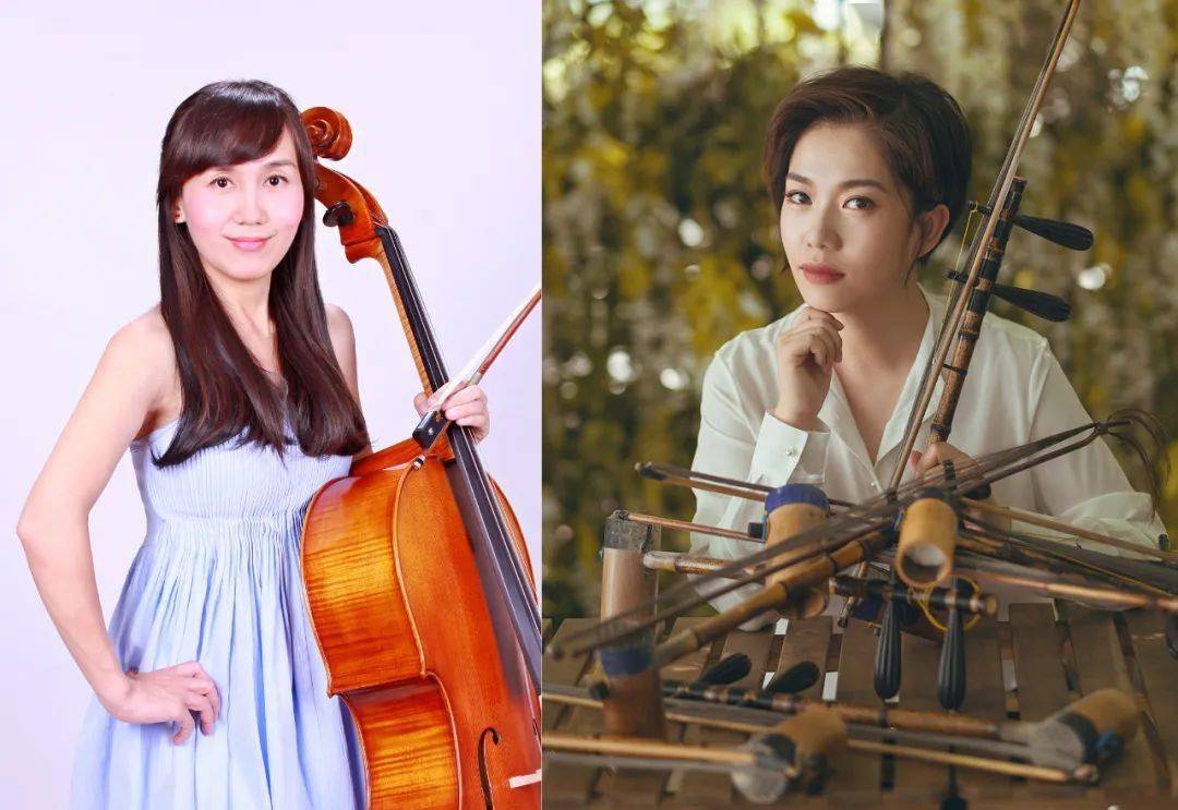 左:大提琴 薛琦 右:京胡 汪佳颖中国广播民族乐团