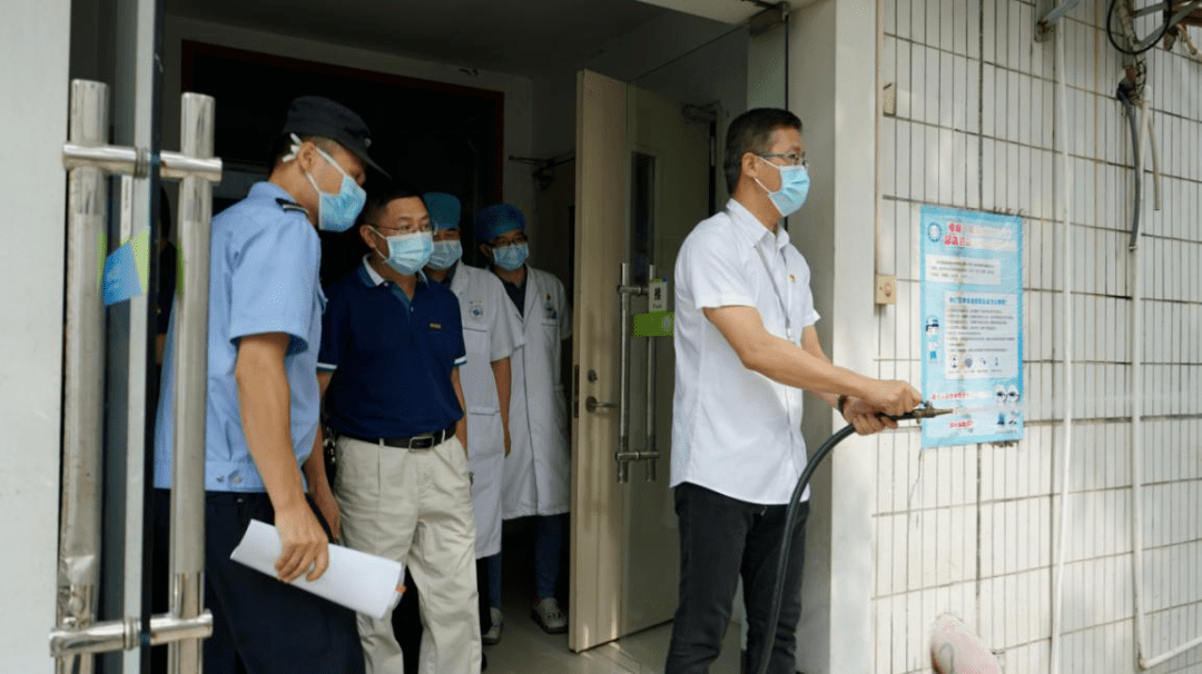 中山市古鎮人民醫院開展2020年國慶中秋節前消防安全檢查確保雙節安全