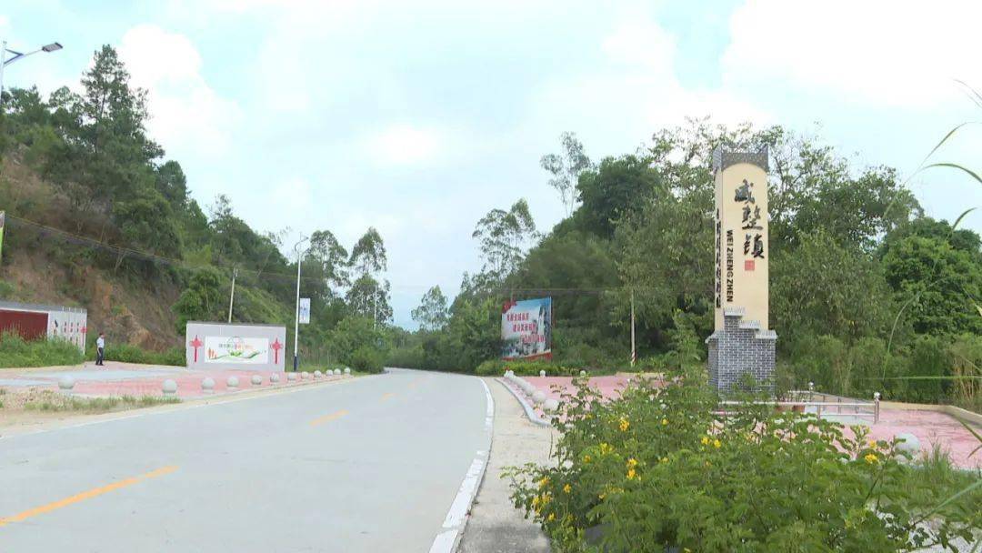 从四会市区出发,沿着s260一路往北驶入地豆镇和威整镇交界处,只见一个