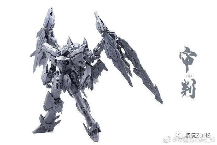 资讯国模零重力审判带骨架1100mg比例拼装模型