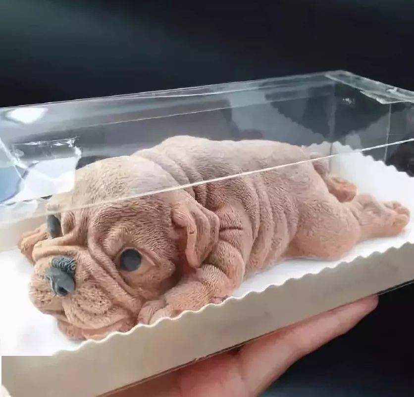 冰淇淋版狗狗,这么可爱的样子你忍心吃吗?