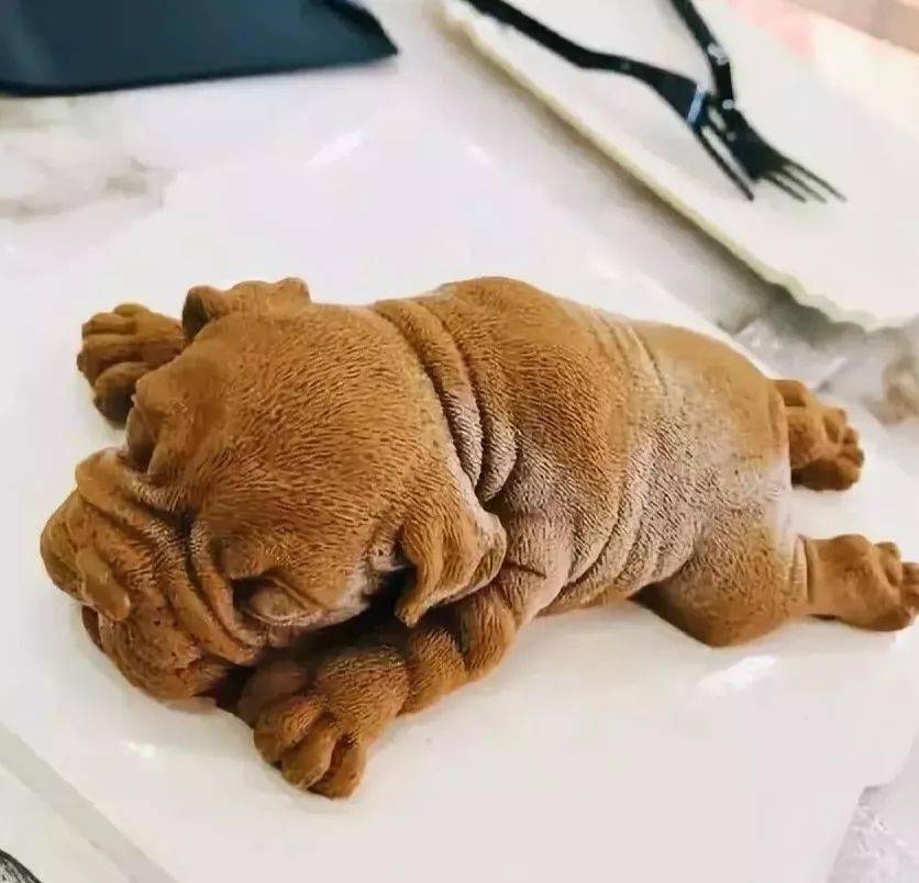 冰淇淋版狗狗,这么可爱的样子你忍心吃吗?