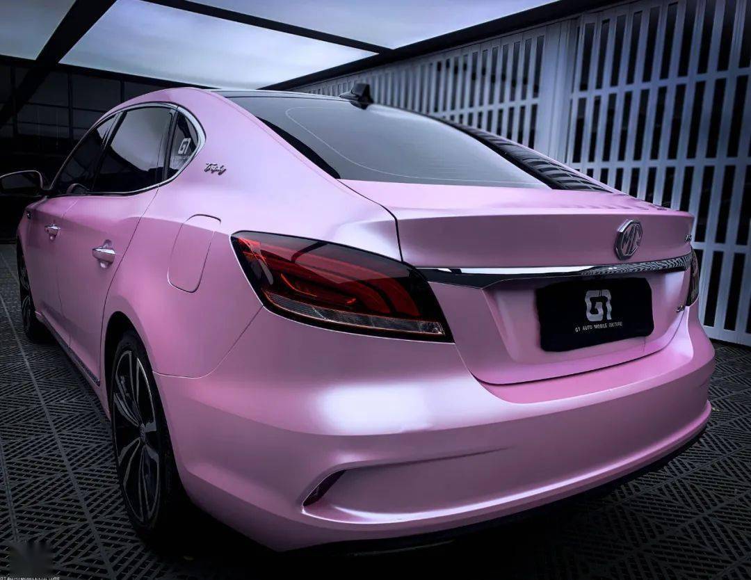 名爵mg6电光樱花粉案例欣赏