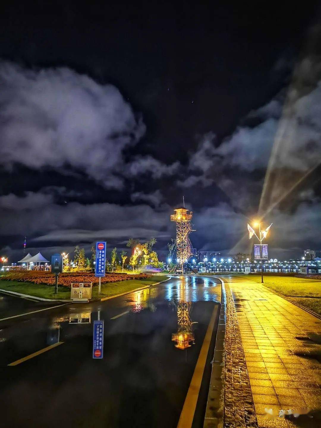 国庆看黑河丨璀璨黑河夜景不输任何大城市