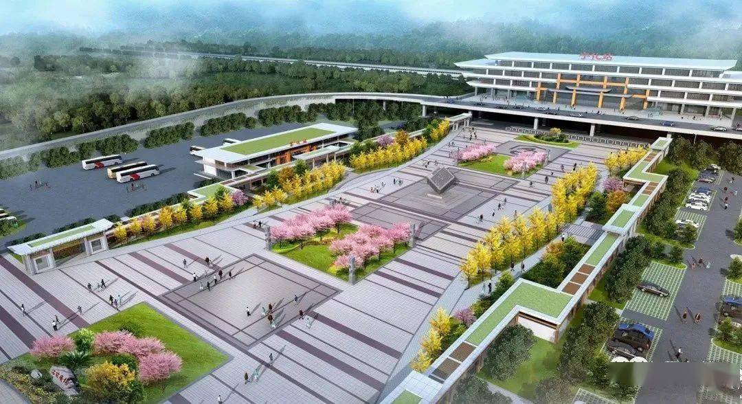 三明又一座火车站预计明年5月完工!大气效果图曝光_宁化