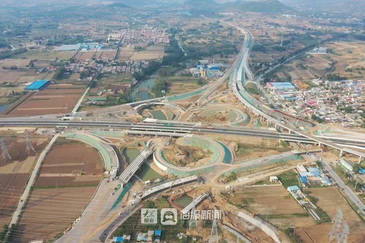 7公里,利用枣临高速段10.9公里.