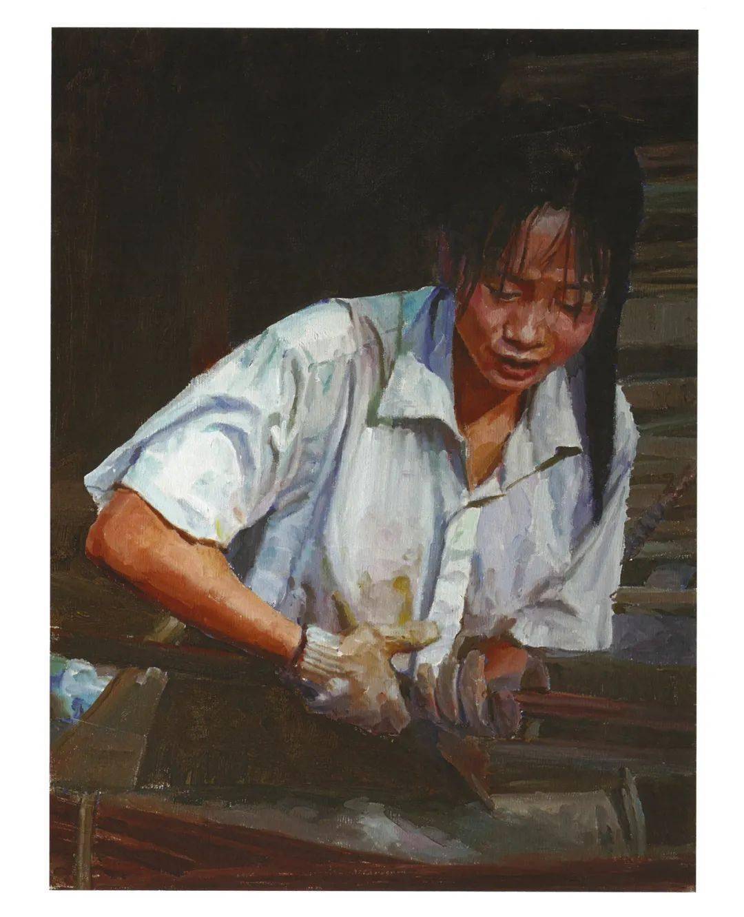 天台山艺术空间云端悦展┃劳动者之歌杨松林油画作品展每一个平凡劳动