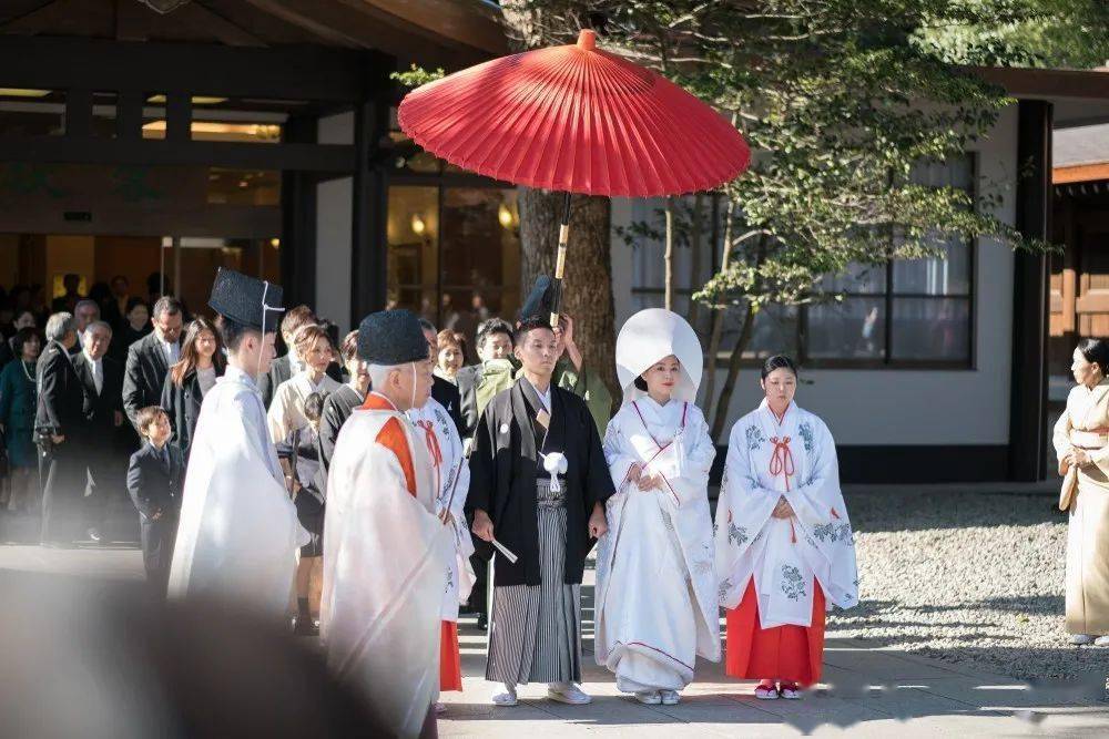 日本传统的神前式婚礼